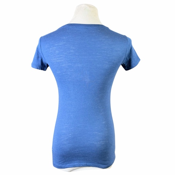 10/$25🦋 Aeropostale Blue & White VARSITY TEAM Graphic Tee - Size XS - Picture 5 of 16